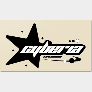 Cyberia Y2K Logo Design Posters and Art